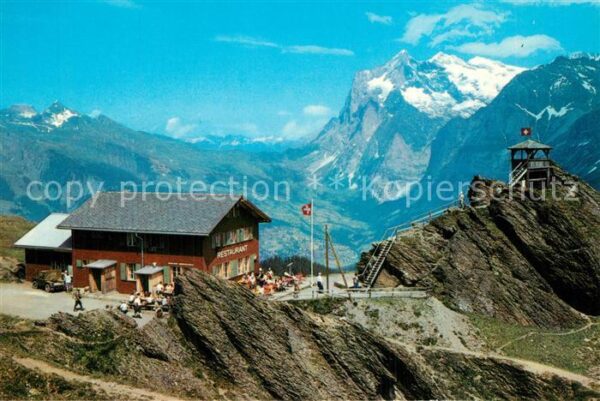 Kleine Scheidegg Interlaken Restaurant Grindelwaldblick mit Wetterh