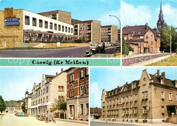 Coswig Sachsen Friedrich Engels Platz Bahnhofstrasse R