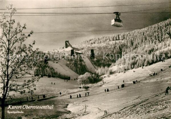 Oberwiesenthal Erzgebirge Sportgelände Seilbahn