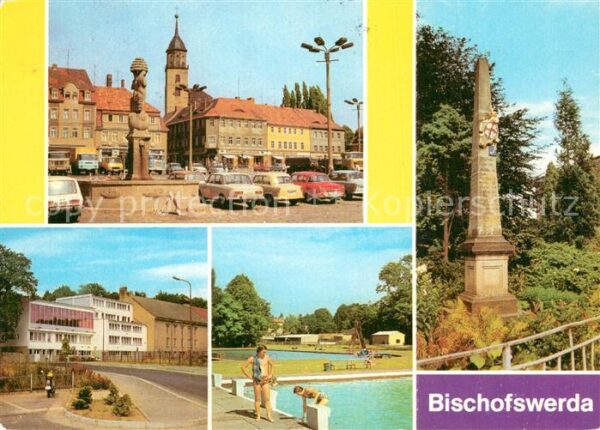Bischofswerda Altmarkt Kreiskulturhaus Freibad Postsä