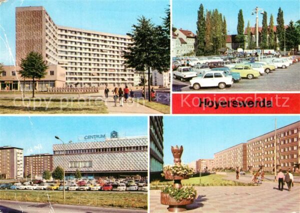 Hoyerswerda Wilhelm Pieck Str Platz der Roten Armee