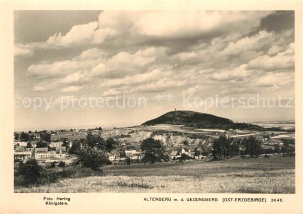 Altenberg Erzgebirge mit Geisingberg