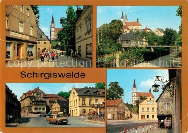 Schirgiswalde Obermarktblick Teilansicht Obermarkt Er