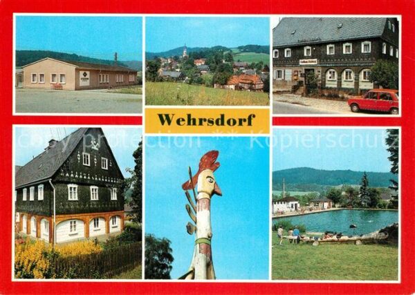 Wehrsdorf Sachsen Kegelbahn Teilansicht Gasthaus Steinber