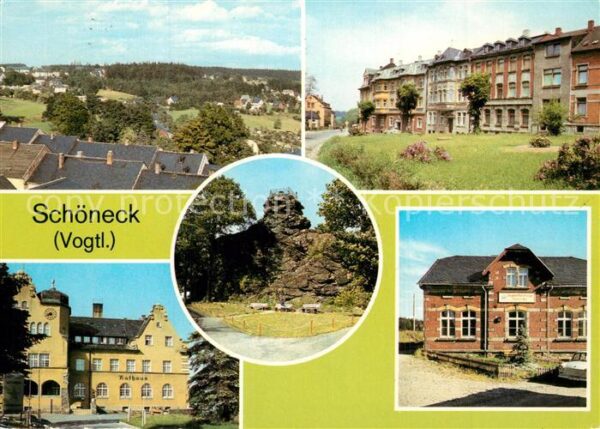 Schoeneck Vogtland Blick vom Alten Söll Thälmann Breitsche