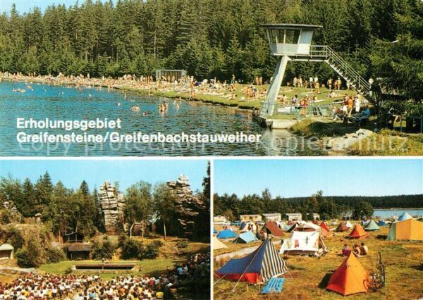 Ehrenfriedersdorf Erzgebirge Greifensteine Greifenbachstauweiher Ret