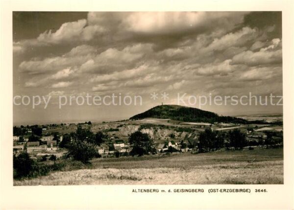 Altenberg Erzgebirge mit dem Geisingberg