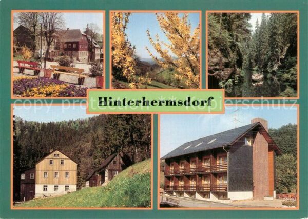 Hinterhermsdorf HOG Erbgericht Dorfbachtal Kahnfahrt au
