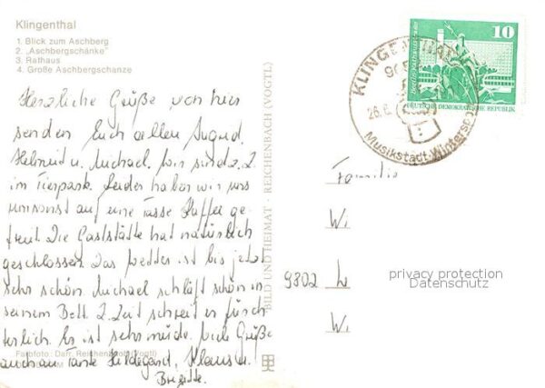 Klingenthal Vogtland Aschbergblick Aschbergschänke Rathaus G – Bild 2