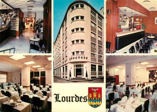 Lourdes Hautes Pyrenees Hotel Concorde Rue-Saint-Felix Rue du C