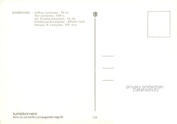Dubrovnik Ragusa Festung Lovrjenac – Bild 2