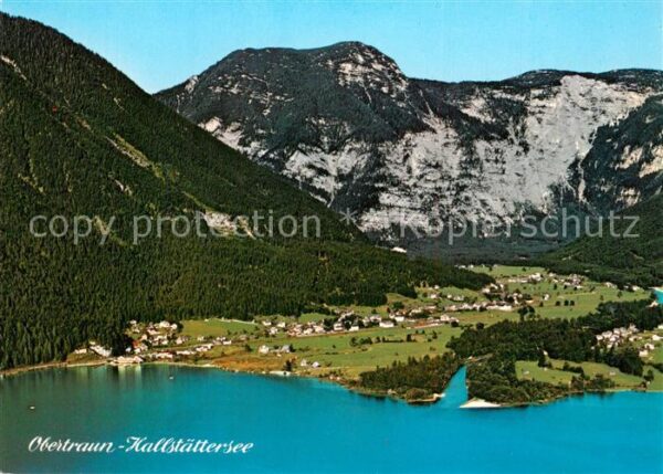 Obertraun Hallst?ttersee Fliegeraufnahme