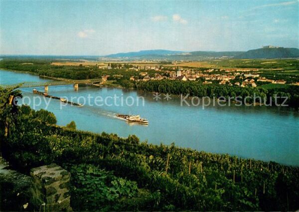 Mautern Donau Fliegeraufnahme Donau