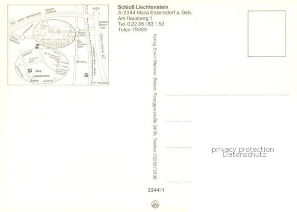 Maria Enzersdorf Schloss Liechtenstein – Bild 2
