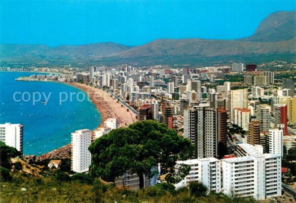 Benidorm Skyline mit Strand