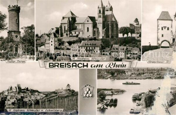Breisach Rhein Tulla Turm St Stephans Münster Eckartsb