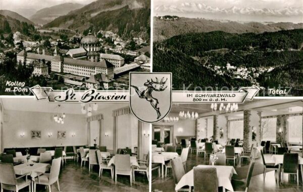 St Blasien Kolleg mit Dom Panorama Hotel Klosterho