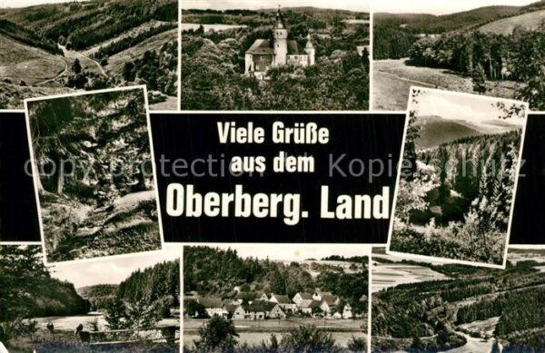 Oberbergisches Land Region Teilansichten