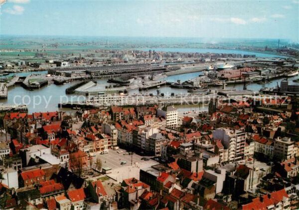 Oostende Ostende Europacentrum Fliegeraufnahme