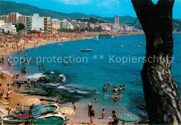 Lloret de Mar Vista parcial y playa