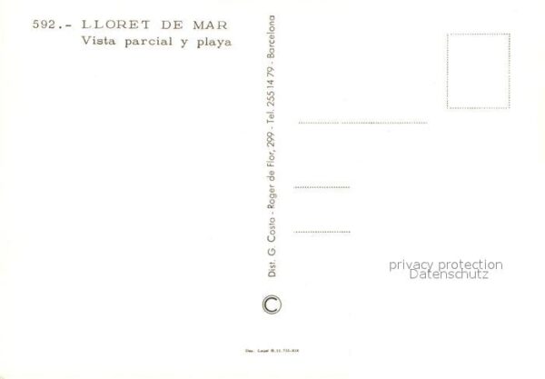 Lloret de Mar Vista parcial y playa – Bild 2