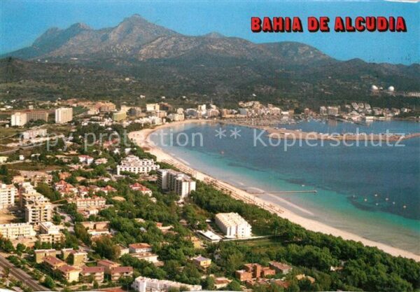 Bahia de Alcudia Fliegeraufnahme