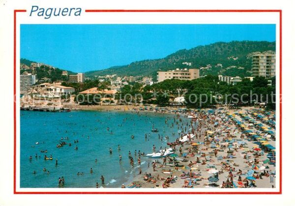 Paguera Mallorca Islas Baleares Strandpartie