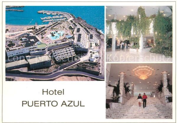 Puerto Rico Gran Canaria Fliegeraufnahme Foyer Treppenaufgang