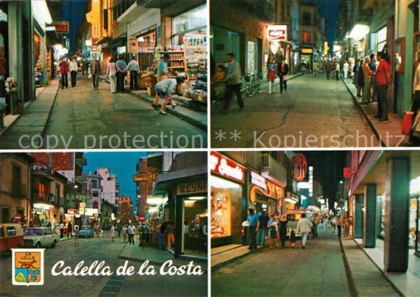 Calella de la Costa Strassenpartien