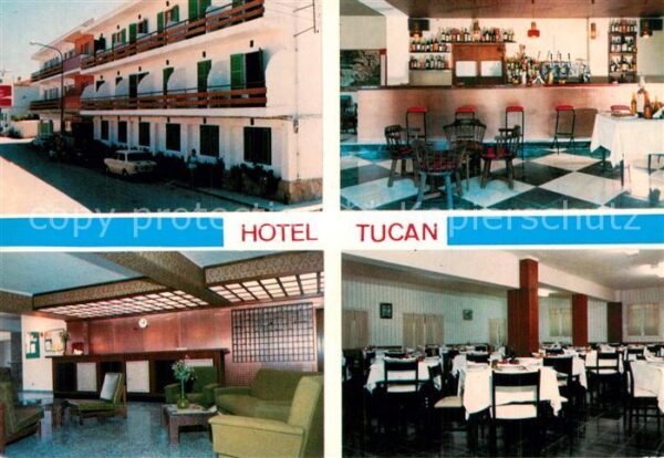 Cala Ratjada Mallorca Hotel Tucan Bar Gastraum Foyer