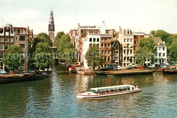 Amsterdam Niederlande De Amstel met Zuiderkerk