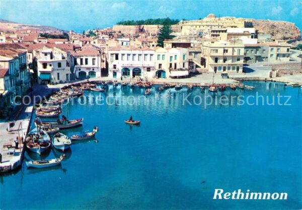 Rethymnon Kreta Teilansicht des alten Hafens