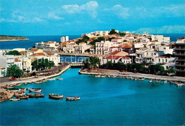 Kreta Crete St Nikolaus Teilansicht und Voulismeni