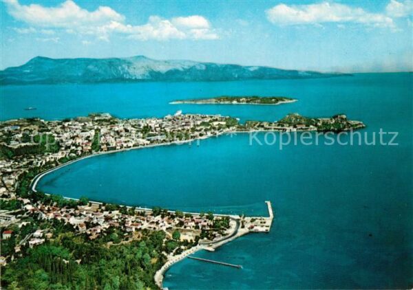 Korfu Corfu Fliegeraufnahme