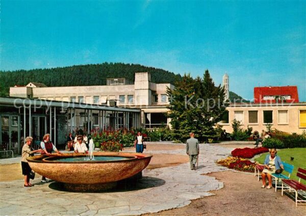 Bad Soden-Salmuenster Kurmittelhaus mit König Heinrich Brunne