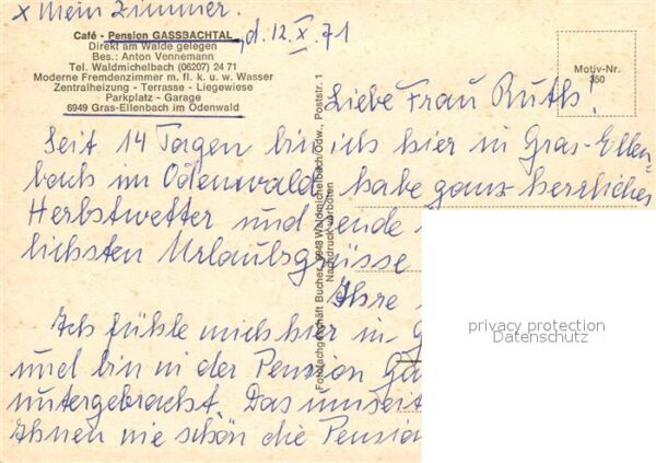 Gras-Ellenbach Cafe Pension Gassbachtal – Bild 2