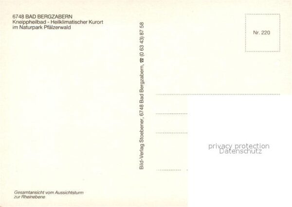 Bad Bergzabern Fliegeraufnahme – Bild 2