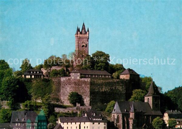 Dillenburg Blick zum Schlossberg