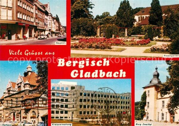 Bergisch Gladbach Hauptstr Rosengarten Rathaus Kreisverwa