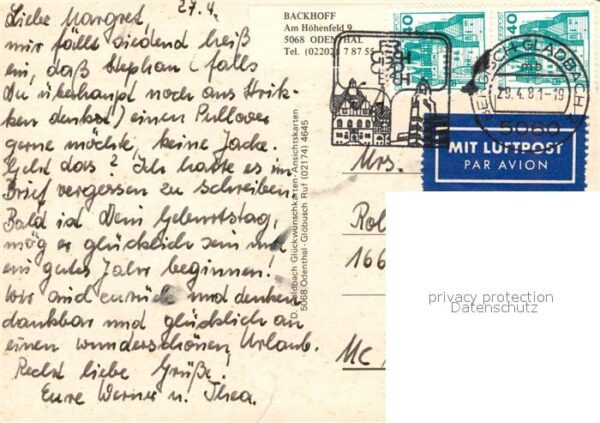 Bergisch Gladbach Hauptstr Rosengarten Rathaus Kreisverwa – Bild 2