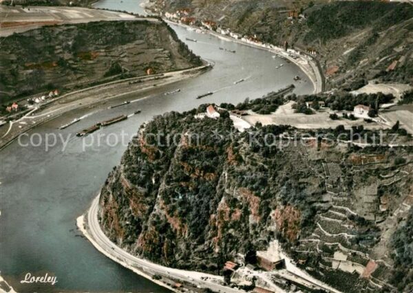 Loreley Lorelei Fliegeraufnahme