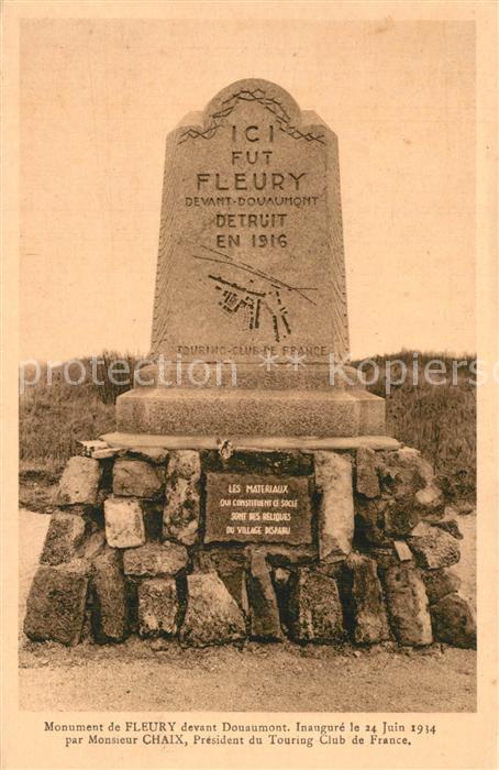 Fleury-devant-Douaumont Monument Grande Guerre