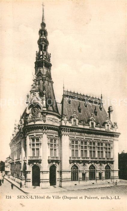 Sens 89 Hôtel de Ville Architectes Dupont et Po