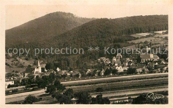 Lembach Bas Rhin Elsass Vue Generale
