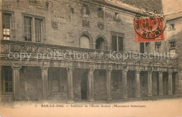 Bar-le-Duc Intérieur de l'Ecole Andoir Monument hi