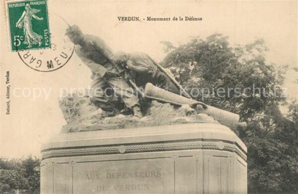 VERDUN Meuse Monument de la Défense