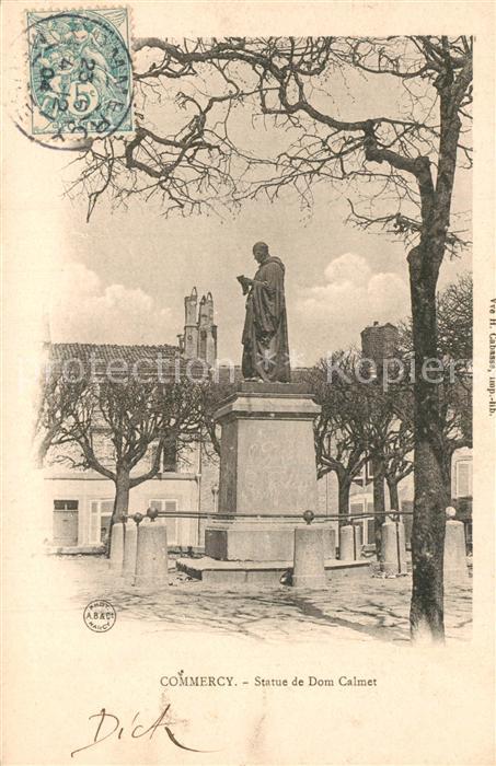 Commercy Meuse Statue de Dom Calmet Monument