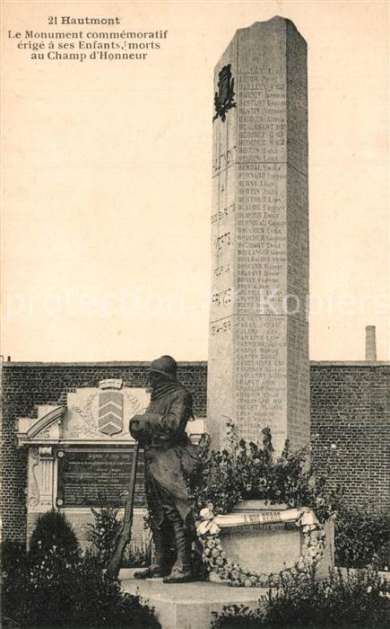 Hautmont Monument commémoratif Enfants morts au