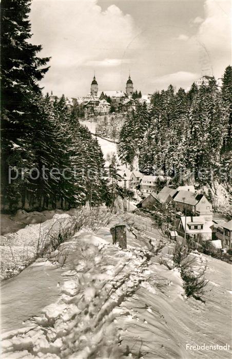Freudenstadt Teilansicht Wintersportplatz Christofst