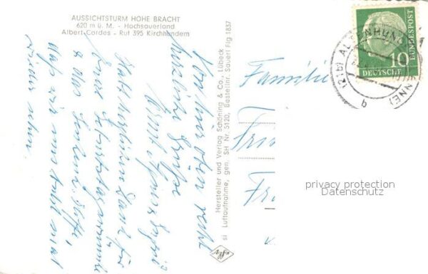 Kirchhundem Aussichtsturm Hohe Bracht Fliegeraufnah – Bild 2